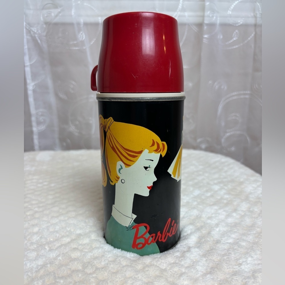 Vintage Barbie Thermos Bottle Mattel Inc, 1962